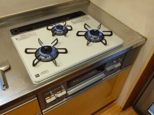 愛媛キッチン取付け隊　ガスコンロの取替　施工後